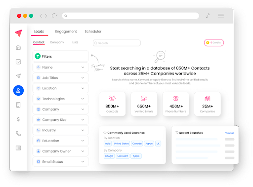 Prospect database by Outplay 